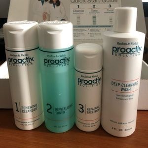 Proactive 90 day kit with deep cleansing body wash
